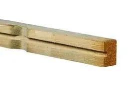 Vuren 21x45 mm gewolmaniseerd ventilerend achterhout