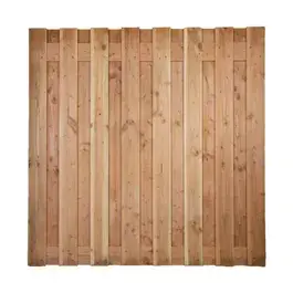 Rechtscherm Douglas 1800x1800mm 17 planken