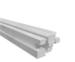 Meranti 56x90x2315 mm binnendeurkozijn stomp wit gegrond