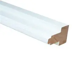 Hardhout 67x110 mm kozijnhout tussenstijl gevingerlast wit model B