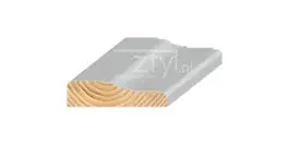 Grenen 18x65x4800 mm mantellijst gegrond