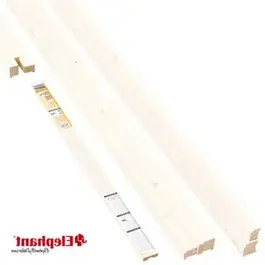 Hardhout 56x115x2315 mm binnendeurkozijn stomp wit gegrond 60 minuten brandwerend