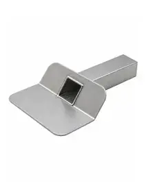 Aluminium kieselbak 60x80mm 45 graden 200mm