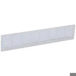 Aluminium F1 plintrooster 400x80 mm.