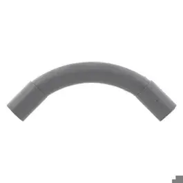 PVC bocht 3/4" (19mm) Grijs slagvast set a 2 stuks