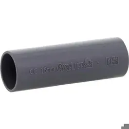 PVC sok 5/8" (16mm) Grijs slagvast set a 3 stuks