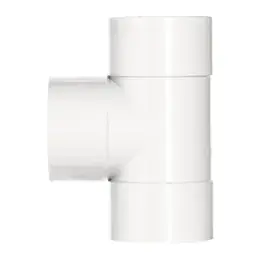 T-stuk 90° Wit DW Komo 40x40mm 3x Lijmmof
