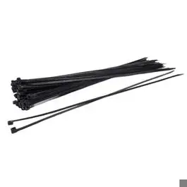 Kabelbandje Zwart 160x2.5mm zak a 100stuks