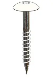 38mm Gevelschroef RAL9010 Pure White doos a 100 st.