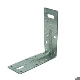 Hoekanker met ril verzinkt 150x150x63mm artnr 07229