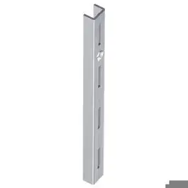 200cm Rail enkel wit Y05693