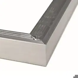 Aluminium Buitenhoek 200x200 mm voor daktrim 30x27x9 mm