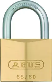 Hangslot 30mm messing GELIJKSLUITEND 6305 Abus 65/30 11978