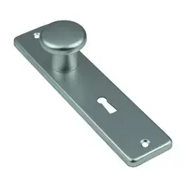 Sleutelschild 180x41mm per stuk aluminium geëloxeerd 56mm met knop 40/160 kleur F2 310802