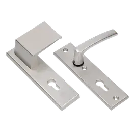 193mm Veiligheidsgarnituur 55mm rechts deurduwer Alum.Geel. SKG***