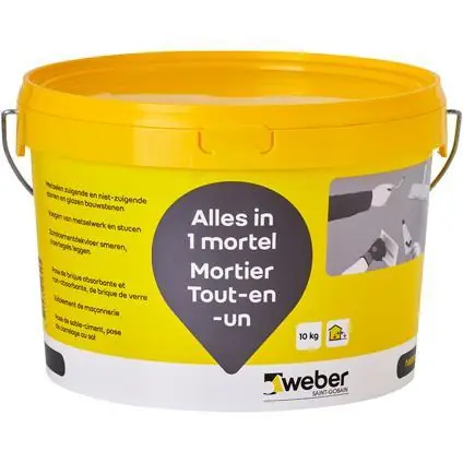Weber Beamix Alles in 1 mortel 10kg