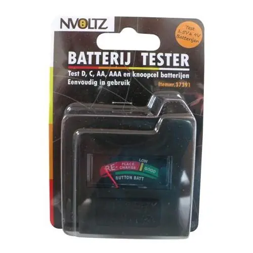 Batterij tester AAA/AA/C/D/9V + KN