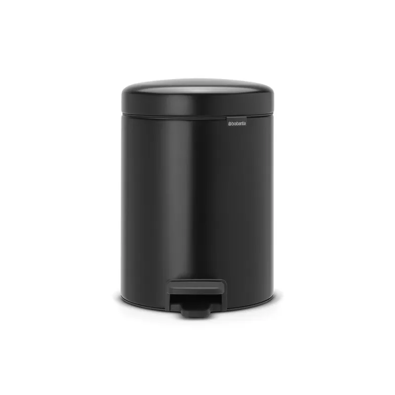 Brabantia NewIcon pedaalemmer 5 ltr. Matt Zwart