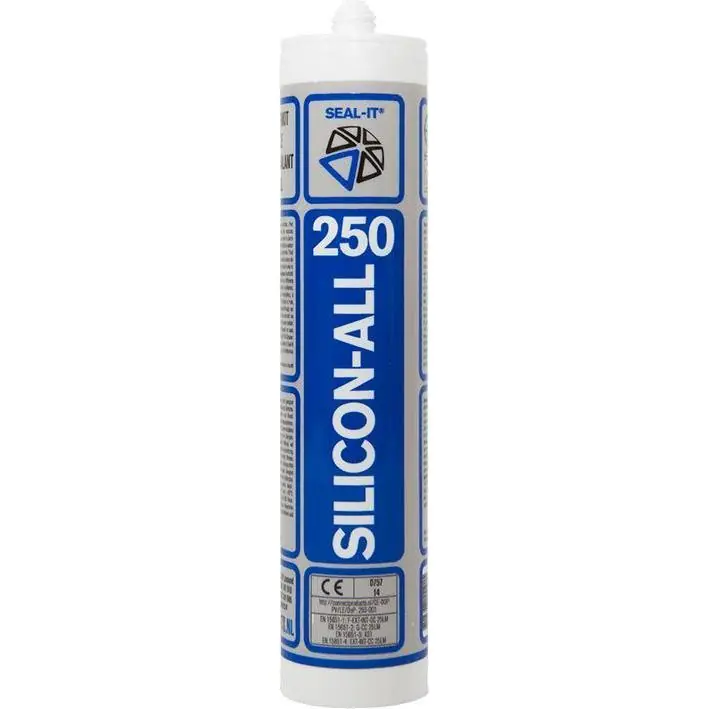 Seal-it 250 Silicon-All transparant/grijs 310 ml