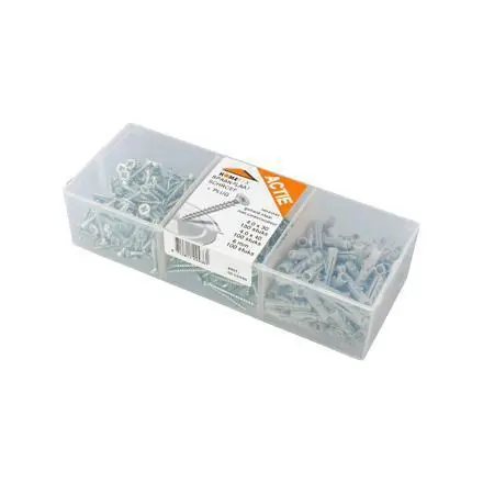 Assortimentskuip spaanplaatschroeven RVS-A2 PK PZ-2 4.0x30/4.0x40/5.0x50