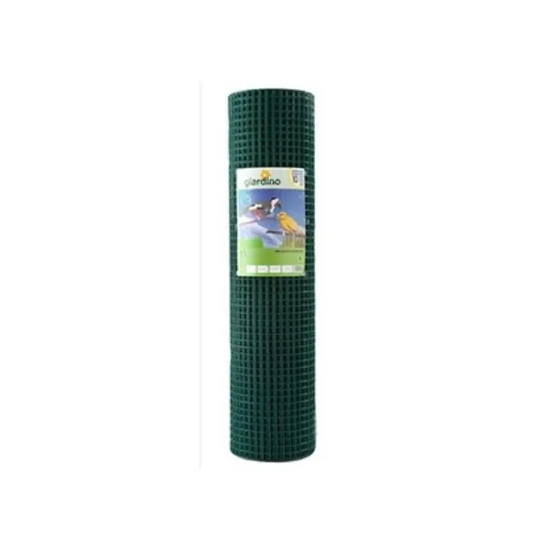 Giardino gelast gaas geplastificeerd 12.7 x 1.1mm x 101cm x 5 meter RAL 6005 groen