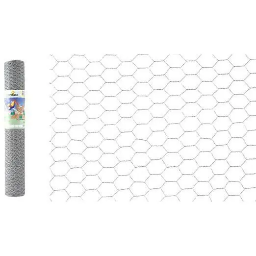 Giardino zeskant verzinkt 13 x 0.7mm x 100cm x 2,5 meter