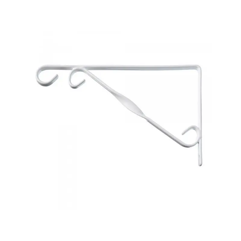 Muurhaak 30cm wit