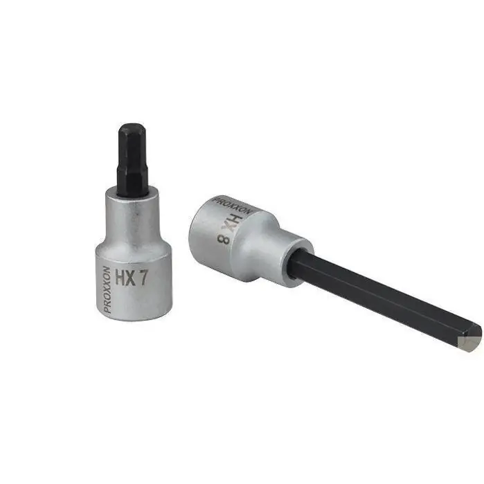 Proxxon 1/2" schroevendraaierbit 6-kant 5 mm,100 mm lang