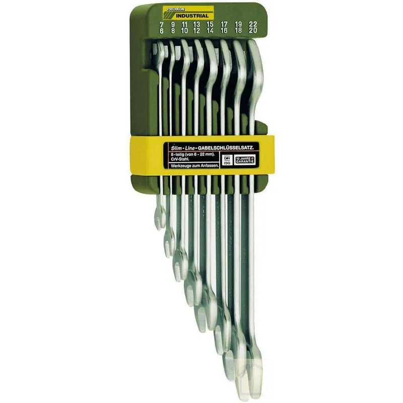 Proxxon Steeksleutelset 6 x 7 - 20 x 22mm 8-delig