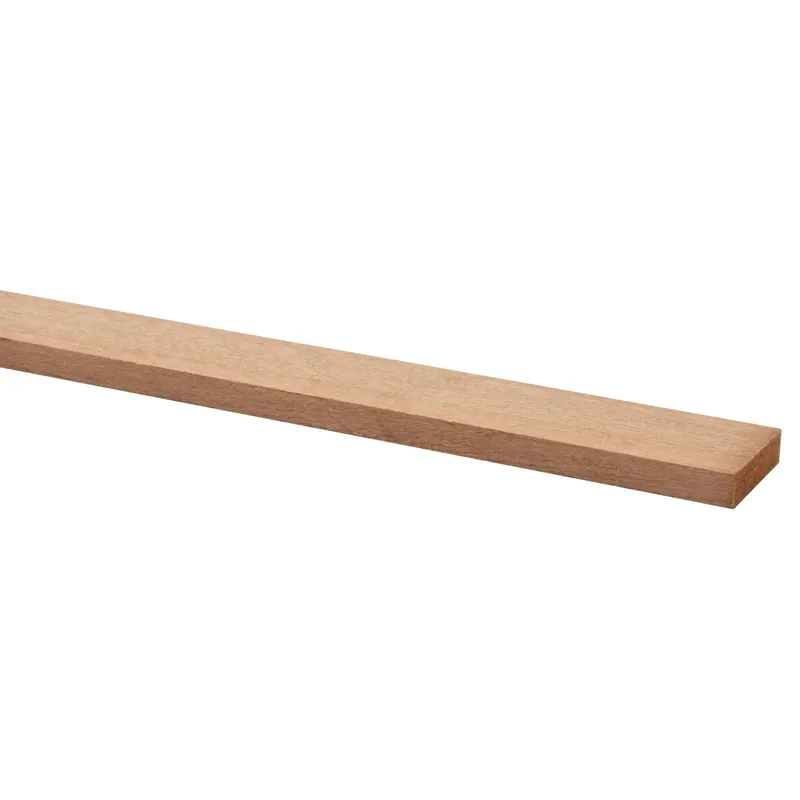 Schaaflat hardhout 9x35mm 210cm