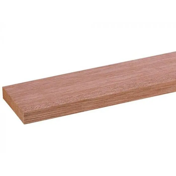 Schaaflat hardhout 21x21mm 210cm