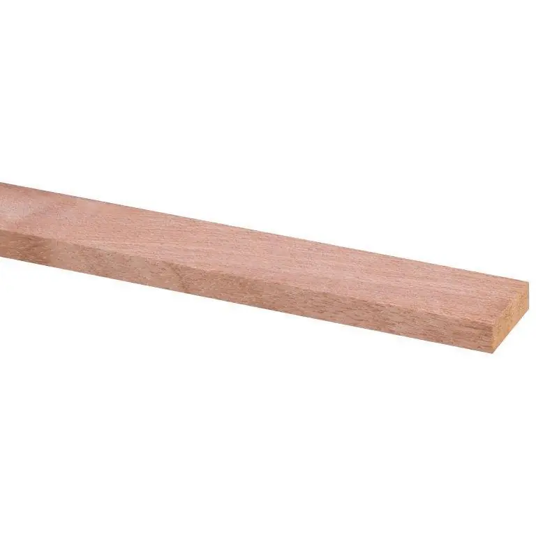 Schaaflat hardhout 9x27mm 270cm