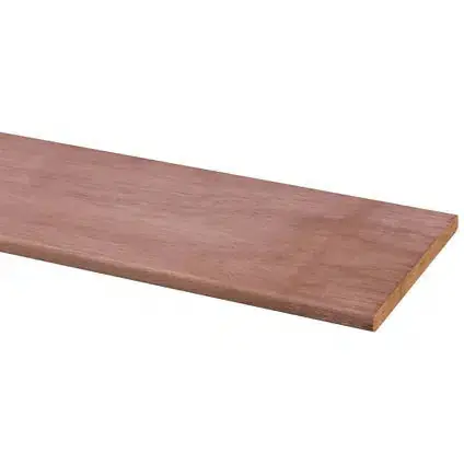 Schaaflat hardhout 9x117mm 210cm