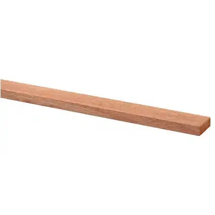 Schaaflat hardhout 9x27mm 210cm