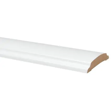 Deurlijst MDF folie 18x90mm wit colonial 260 cm.