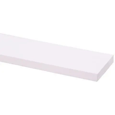 Schaaflat grenen gegrond 12x69mm wit 270cm
