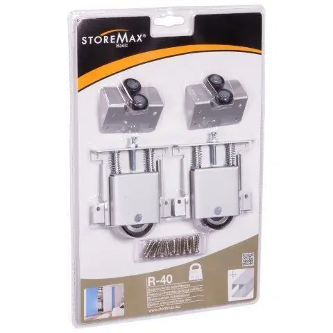 StoreMax Basic schuifdeur wielset t.b.v. 1 deur type rollend R-40