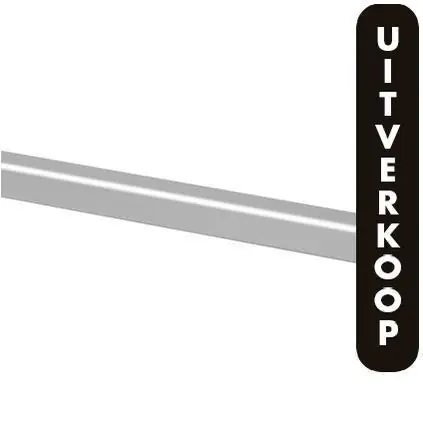 Hoekprofiel aluminium (soft) geanodiseerd 20x20mm naturel 200 cm.