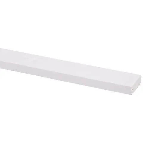 Schaaflat grenen gegrond 9,5x28mm wit 270cm