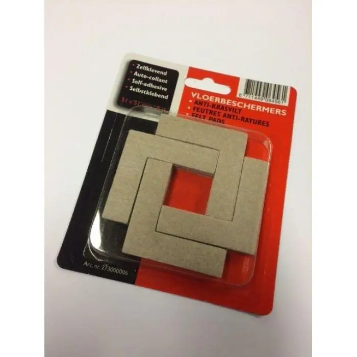 Maclean anti-krasvilt hoeken zelfklevend 51x51mm (8 stuks)