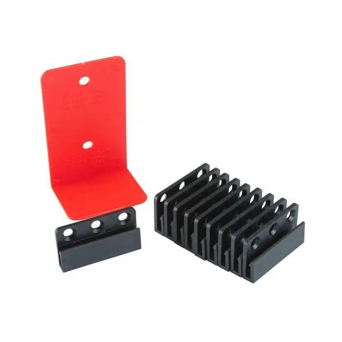 Maclean plintclips + boormal in zakje (10 stuks)