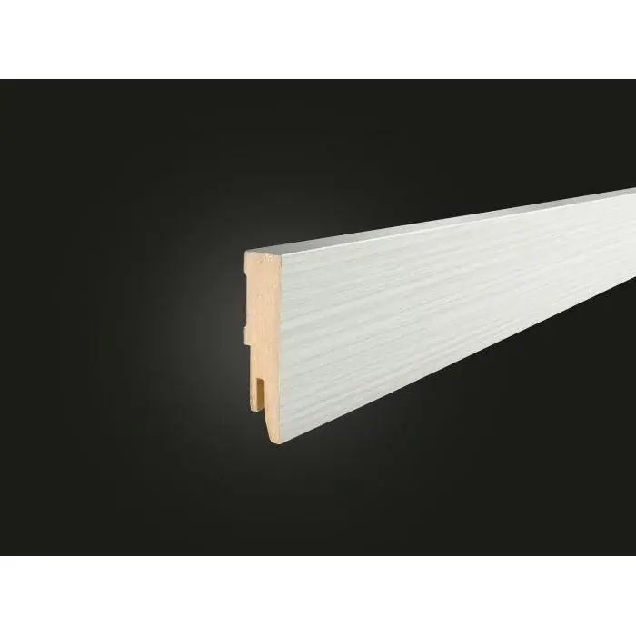 Maclean robuustplint wit nerf 240 cm.