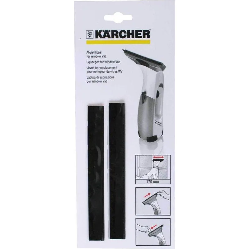 Karcher vervangstrip rubber 170 mm (2 stuks)