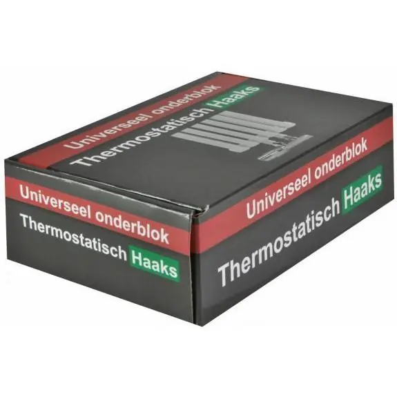 Riko onderblok radiatoraansluitset haaks links 16x2 + 15 knel chroom