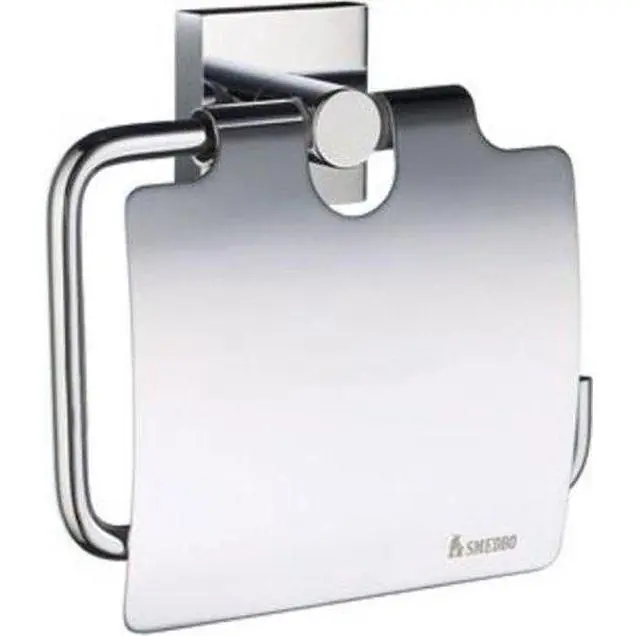 Smedbo House toiletrolhouder met klep RK3414 chroom
