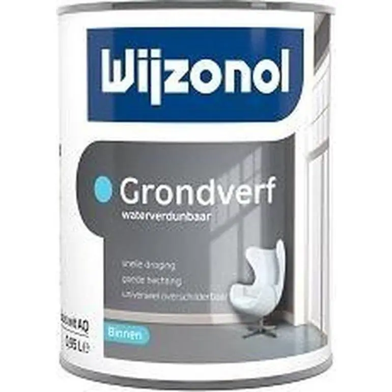 Wijzonol Int grondverf AQ basis wit 950ml