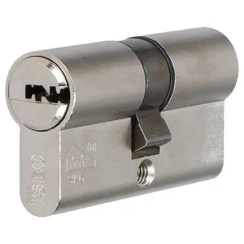 VEILIG profielcilinder keersleutel 30/30 nikkel