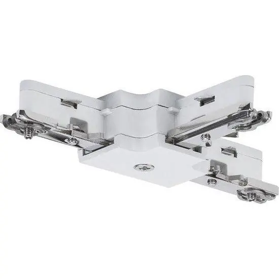 Paulmann URail System Light&Easy T-Verbinder 125mm max.1000W wit 230V metaal/Kunst.