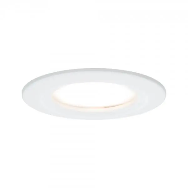Paulmann Premium EBL set Coin Slim dim rond stijf LED 1x6,8W 2700K 230V 51mm wit mat/alu