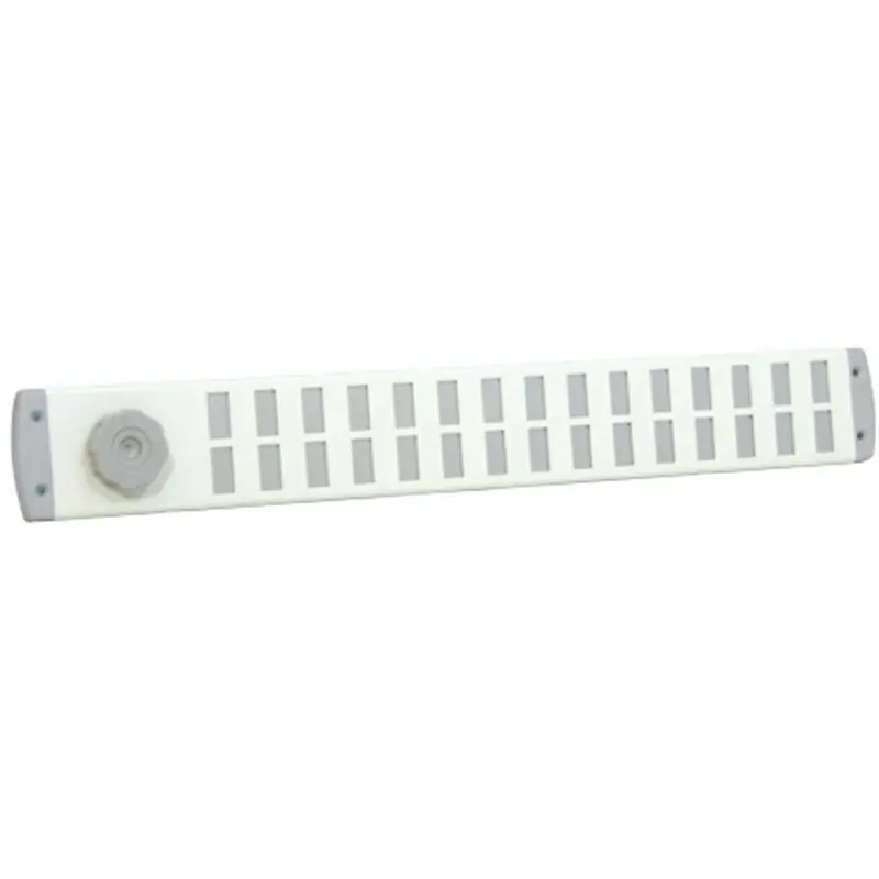 Nedco Bold Line schuifrooster 500x65mm wit